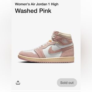 Women’s Air Jordan 1 - Washed Pink